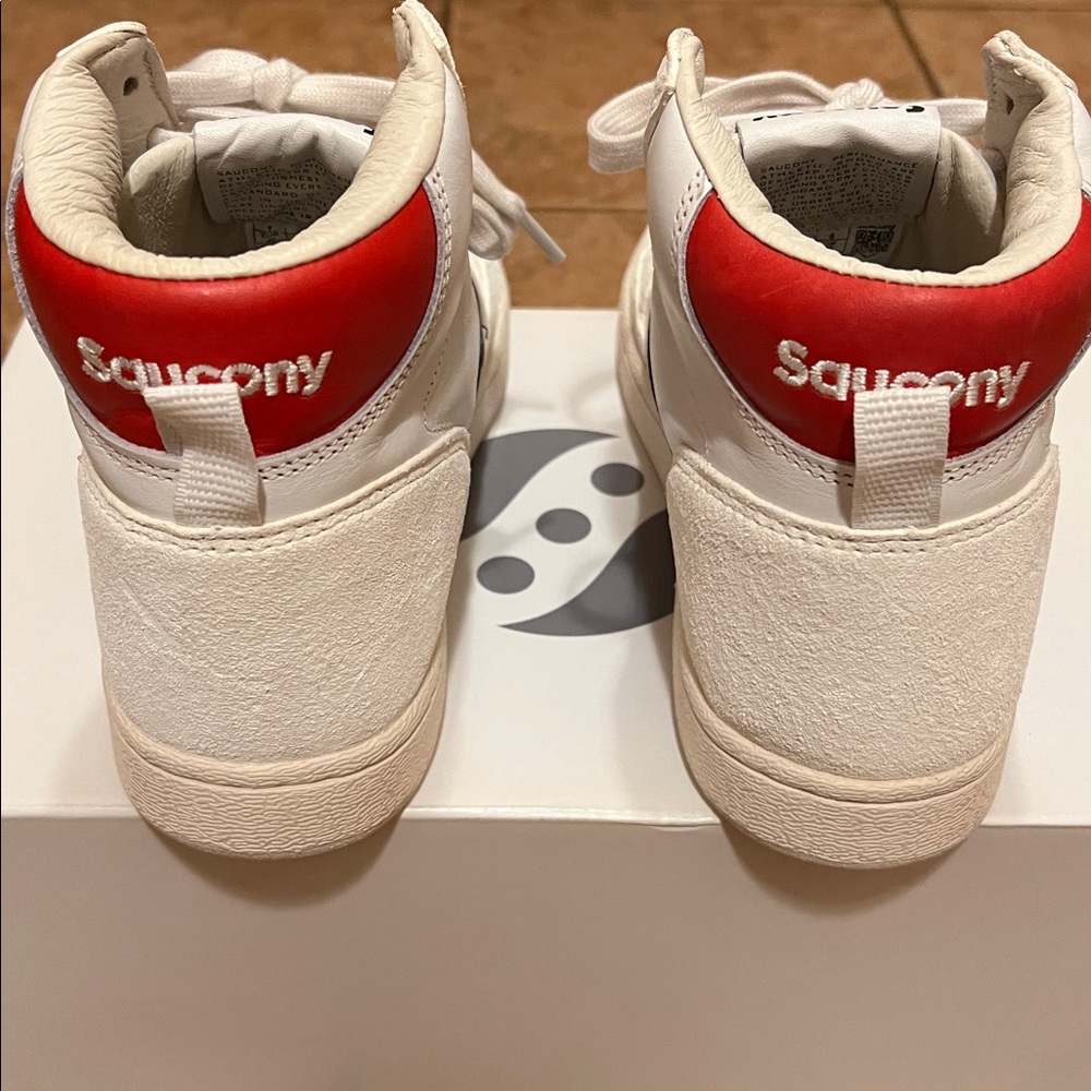 Saucony Originals Jazz Court High - White and Navy
Unisex Men’s 7 Women’s 8.5 - Picture 4 of 7